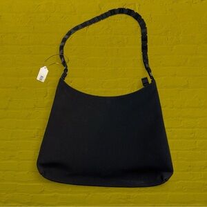 Salvatore Ferragamo Nylon black Shoulder Bag – Made in Italy